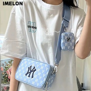 IMELON Túi Đeo Chéo Thêu Chữ ny Đơn Giản Thời Trang Cho Nam
