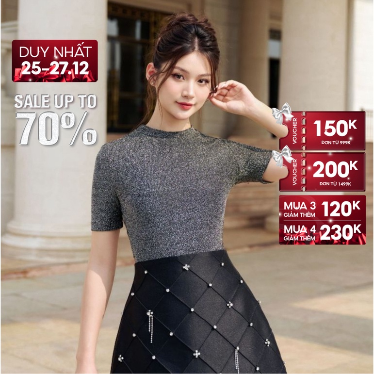 SALE UP TO 50% + VC 200K || JOVEN Áo Maya Ôm Body Trẻ Trung Cá Tính