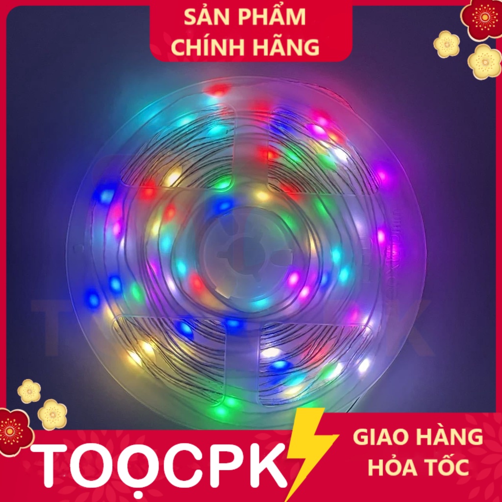 [ 10 mét App + Remote ] Cuộn dây led Đèn Led giọt lệ RGB 10M 16 triệu màu kèm điều khiển, củ sạc- HS