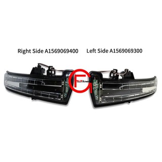 Gương chiếu hậu có đèn led cho mercedes benz e c class 2009-2015