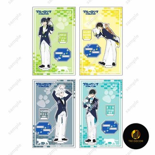 Mô hình Standee BLUE LOCK gh Doll Chigiri Hyoma Kira Ryosuke vx Phụ kiện trang trí để bàn góc học tập