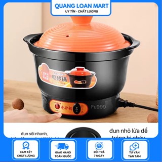 Nồi Nấu Chậm,Nồi Đất Nấu Cháo,Nồi Hầm Bằng Điện Dung Tích 3l, 4l