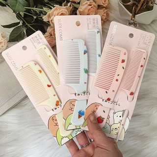 Set 2 Lược Chải Tạo Kiểu Tóc Hình Cute VANPH