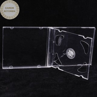 Kamembbn trong suốt đáy cd hộp rỗng cd pp nhựa cd vỏ cd dung tích 1-2 đĩa vn