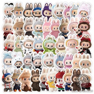  Set 50 Sticker Labubu Quái Vật Thỏ Đáng Yêu Hình Dán Labubu Chống Thấm Nước Trang Trí Mũ Bảo Hiểm Laptop Vali Xe Sổ 