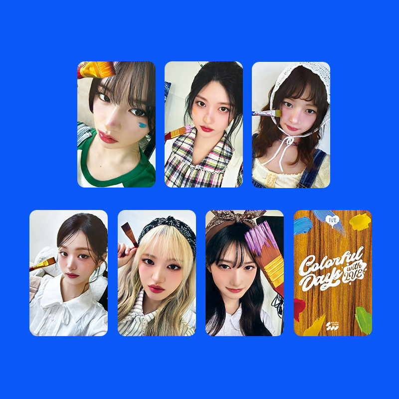 4-6 chiếc IVE Lomo Cards 2025 Lời chào mùa giải The Prom Queens FANCLUB World Tour trong rạp chiếu p