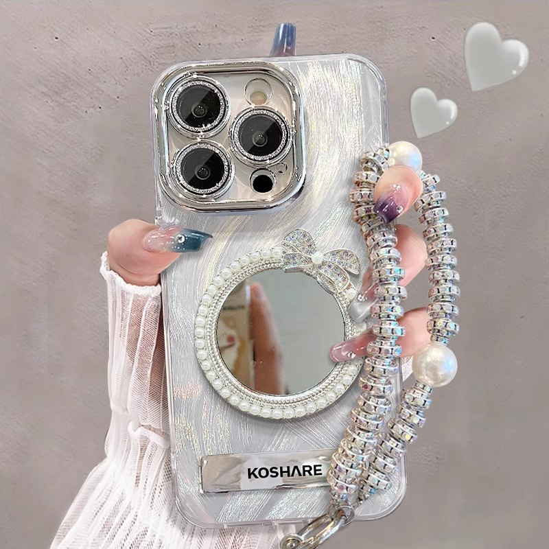 Ốp Điện Thoại Gương Đứng Tương Thích iPhone 16 15 14 13ProMax 14ProMax 15ProMax 13ProMax 14ProMax