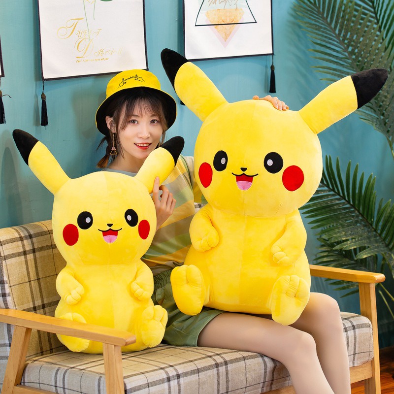 Pikachu Nhồi Bông 20 / 35 / 40cm Hoạt Hình Cỡ Lớn Đáng Yêu