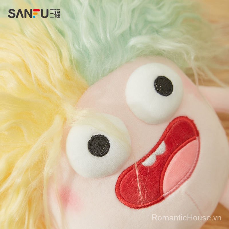 Sanfu Búp Bê Nhồi Bông cotton Hình Mắt Xấu Xí 25cm Dễ Thương821912