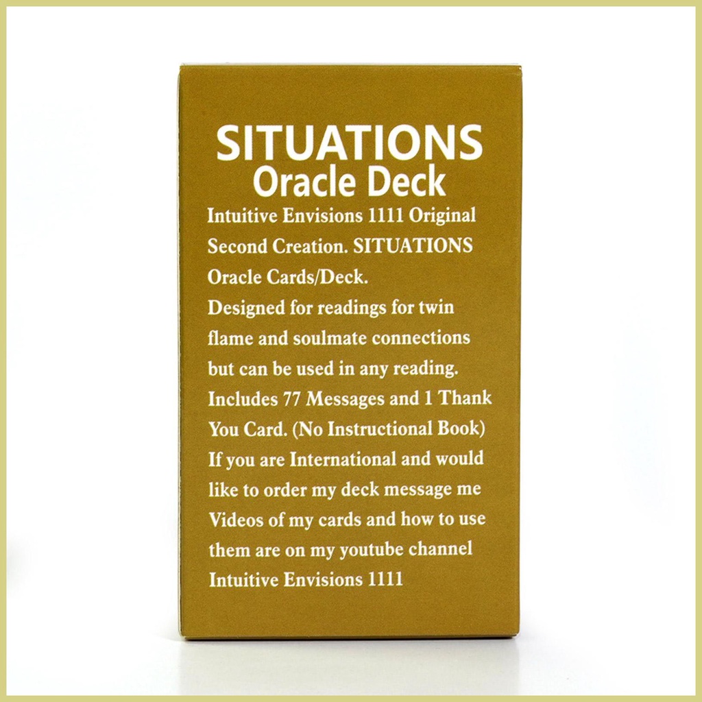 Bộ 60 Thẻ Bài tarot oracle Thú Vị