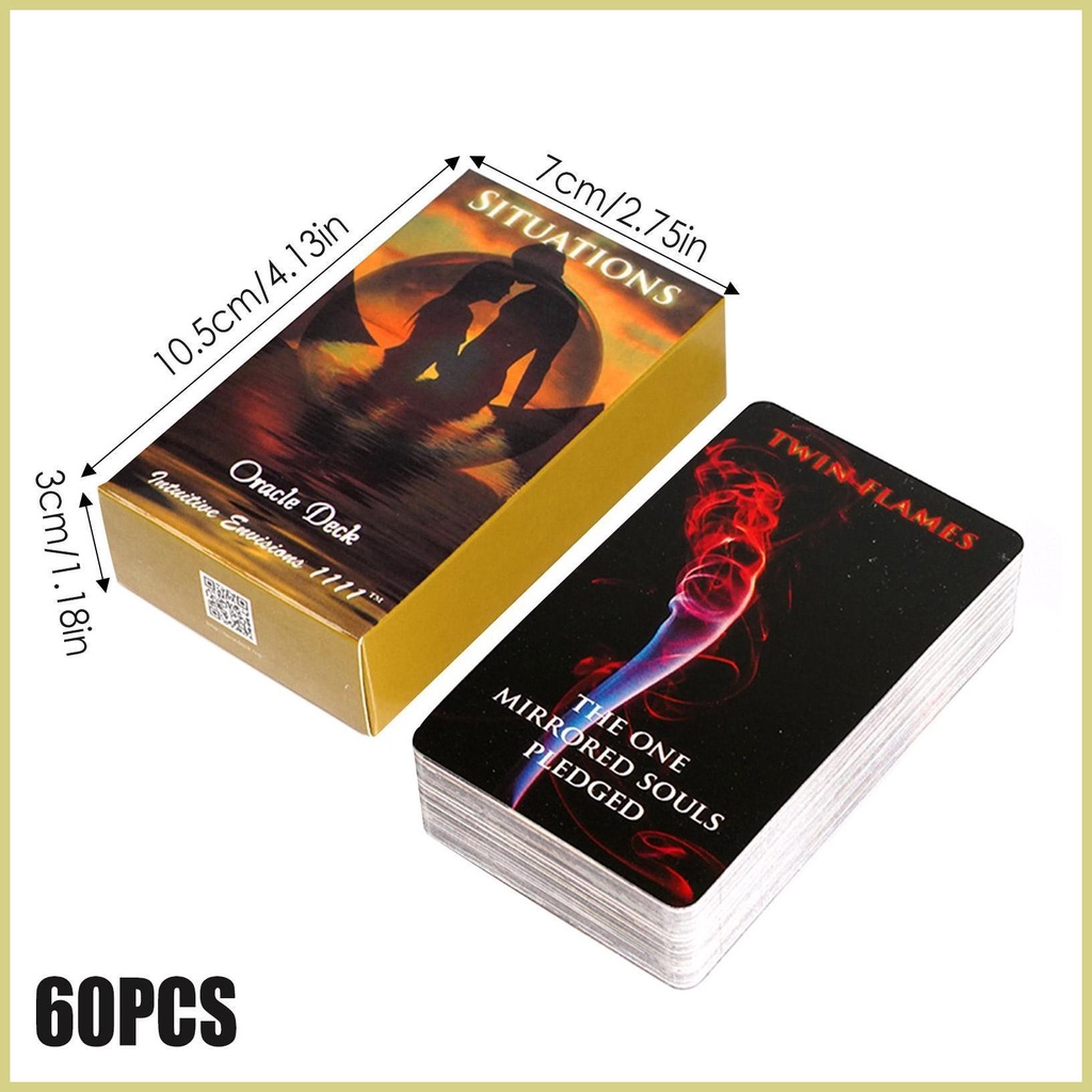 Bộ 60 Thẻ Bài tarot oracle Thú Vị