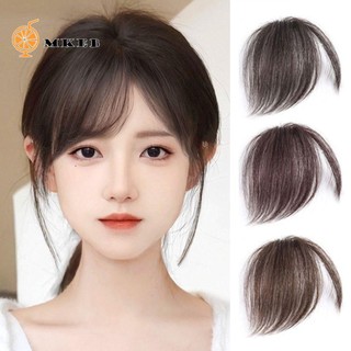 Mkeb tóc mái ngang 3d tự nhiên tạo kiểu tóc mái ngang cho nữ