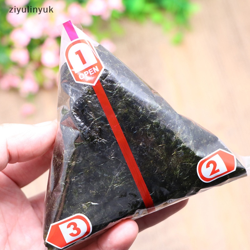 Ziyulinyuk Set 20 Túi Làm sushi Hình Tam Giác Hai Lớp