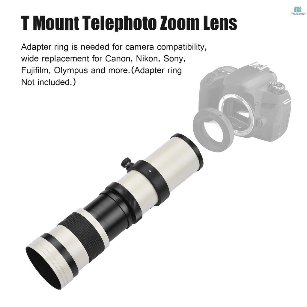 Ống Kính zoom mf f / 8.3-16 420-800mm t Với Ren 1 / 4 Cho Máy Ảnh canon fujifilm olympus mallcenter1