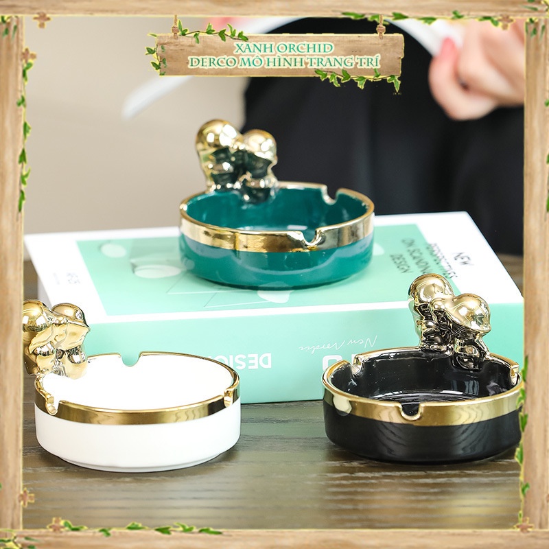 Decor Phòng Khách "Gạt Tàn Bắc Âu" Đồ Trang Trí Phòng Khách, Lối Vào Phòng Học Tủ Rượu Trang Trí Tủ Tivi