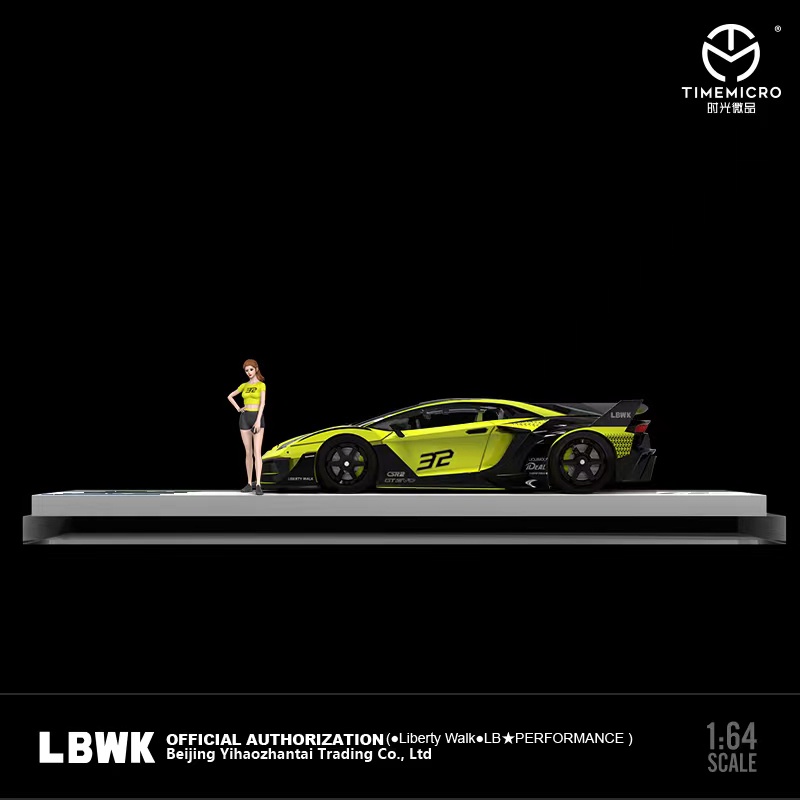 Timemicro Mô Hình Xe Hơi lamborghini lp700 gtevo lbwk tiffany Tỉ Lệ 1: 64