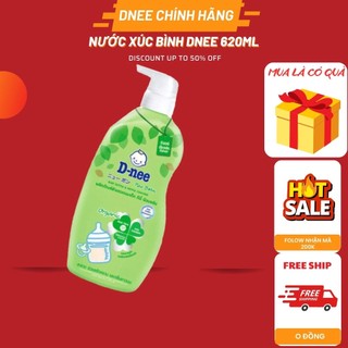 Nước rửa bình/ xúc bình sữa dnee thái lan 620ml xl mẫu mới ..