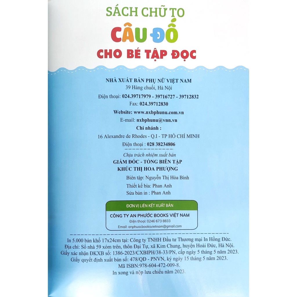 Sách Sách Chữ To Truyện Đồng Dao Cho Bé Tập Đọc