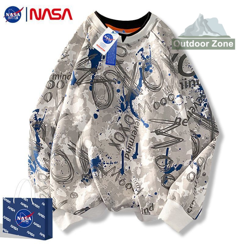 Áo hoodie Tay Dài Cổ Tròn Thời Trang Thu Đông Mới 2023 Dành Cho Nam Nữ