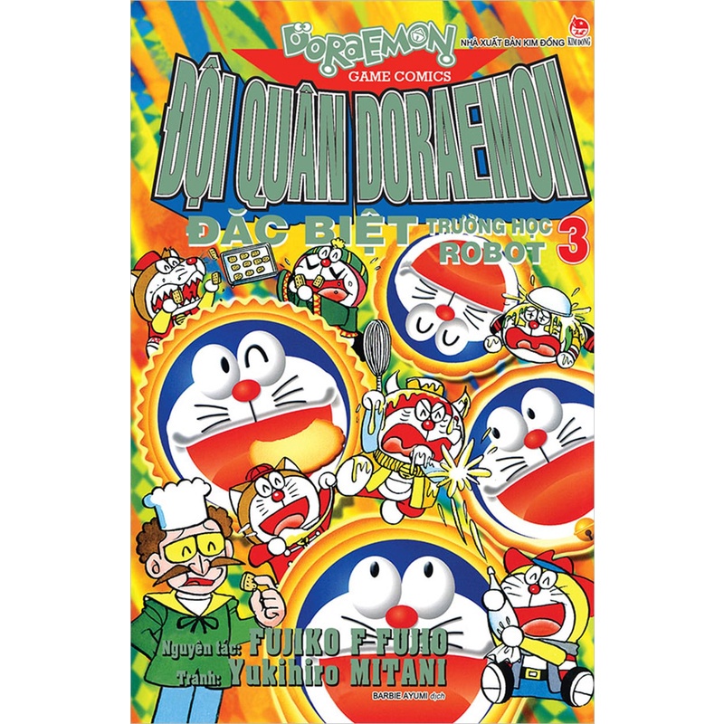 Sách Đội quân Doraemon Đặc biệt - Trường học Robot - Bản Quyền