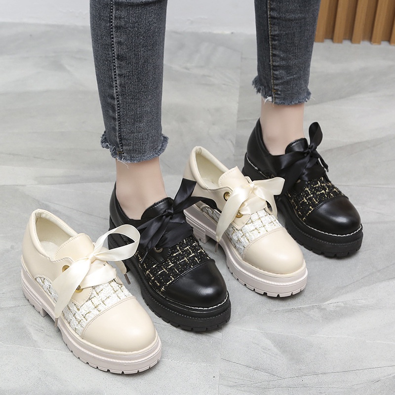 Giày Lười Da Đế Dày Thời Trang Dành Cho Nữ