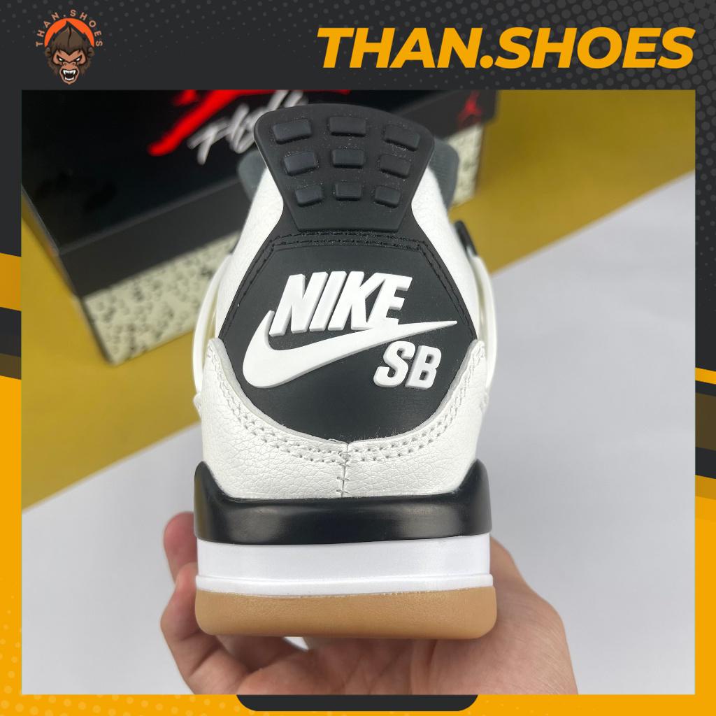 Giày JD4 SB Military Black Concept, JD4 Trắng Đen Xám - Than.Shoes