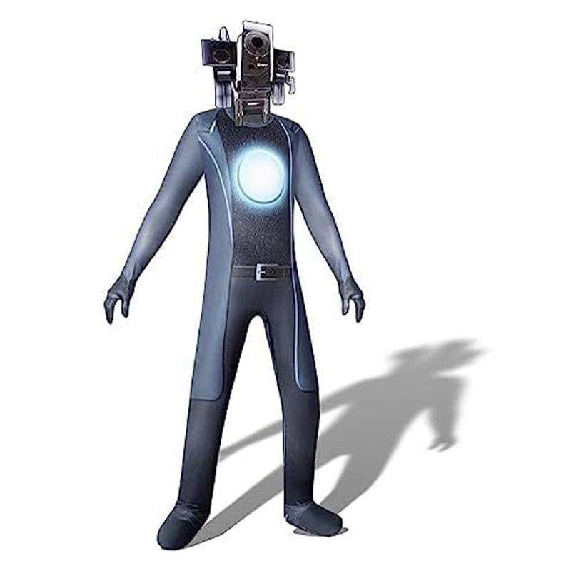 Skibidi Toilet Cosplay Costume Game Speaker Man Tv Man Camco
