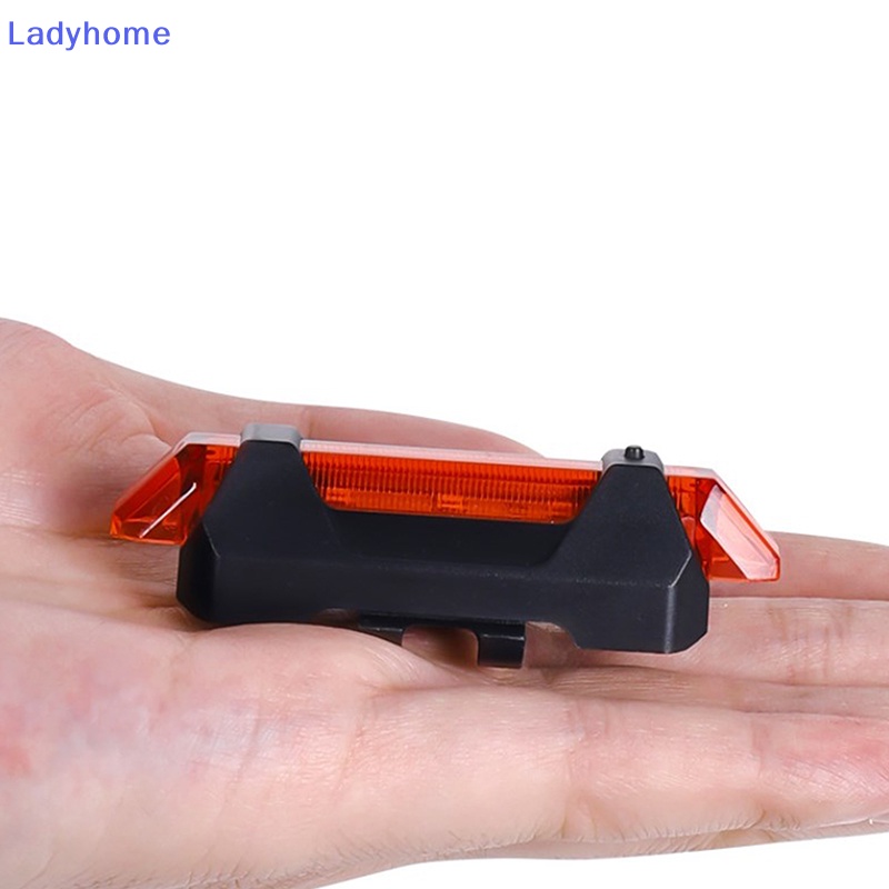 Đèn led Cảnh Báo An Toàn Gắn Đuôi Xe Đạp Sạc usb Chống Nước Cho Nữ vn