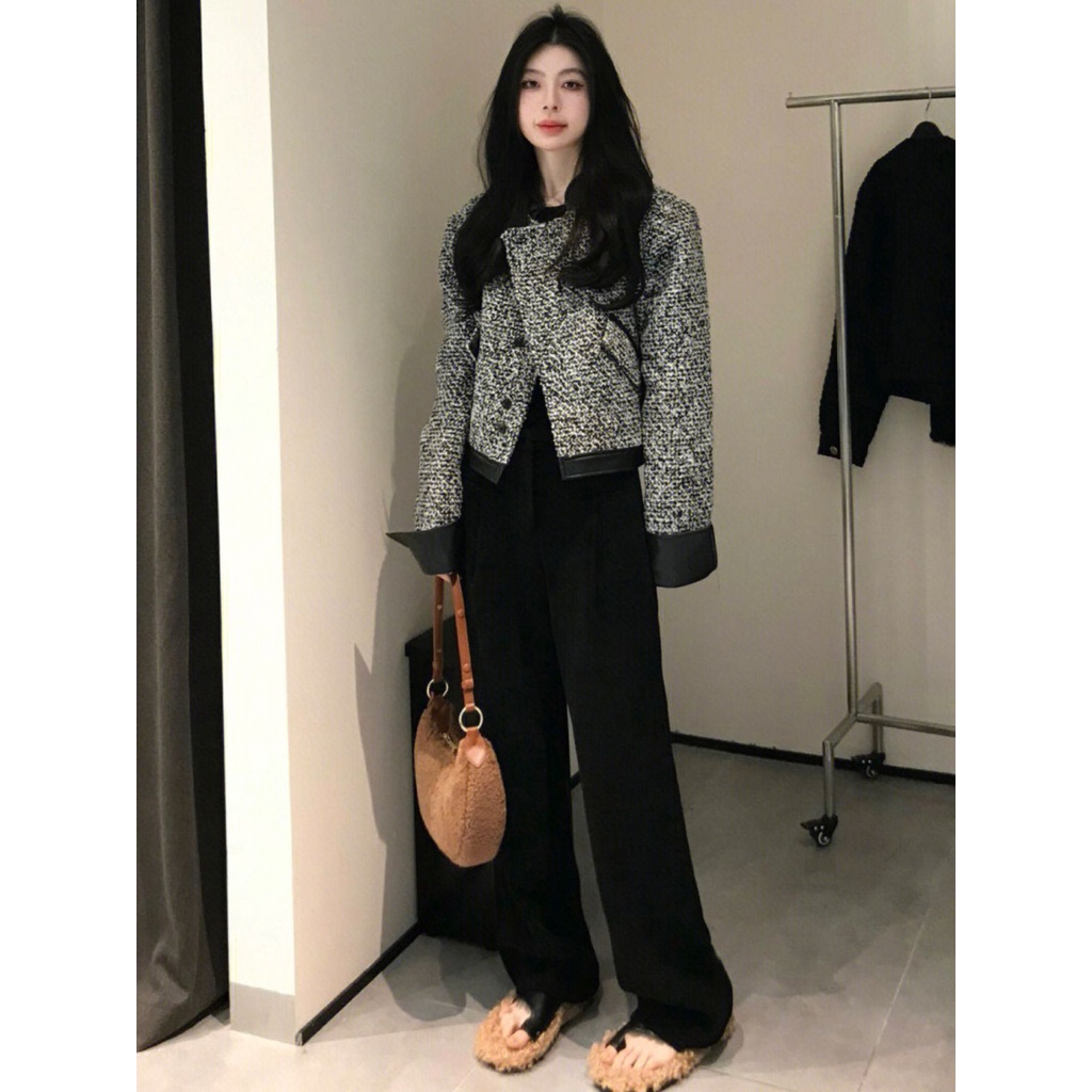 Áo Khoác Dáng Ngắn Phong Cách Thời Trang Xuân Thu Mới 2023