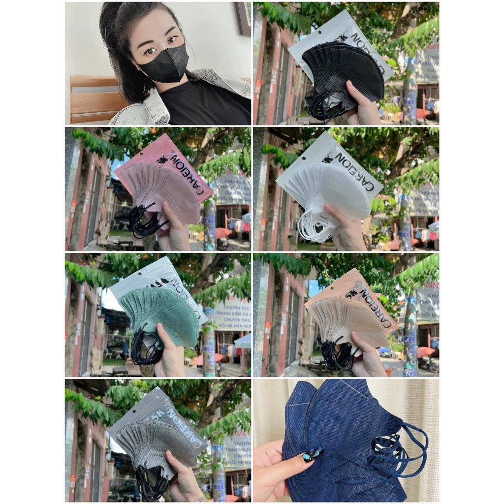 Khẩu Trang  5D THÁI LAN,5D MASK CAREION Kháng Khuẩn,nhiều Màu Lạ Siêu Đẹp