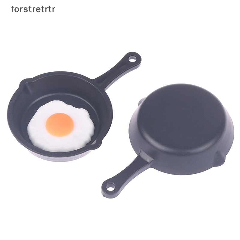 Forstretrtr Mô Hình Chảo Chiên Trứng Mini Cho Nhà Búp Bê 12th
