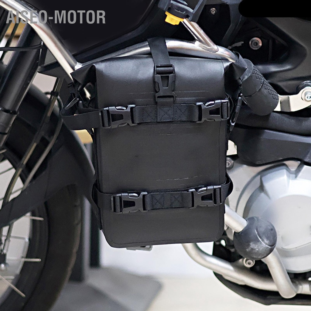 Aiseo-Motor Xe Máy Tai Nạn Thanh Túi 4L Chống Nước Phát Hành Nhanh Đa Năng Đuôi Bên Hông Du Lịch Màu Đen