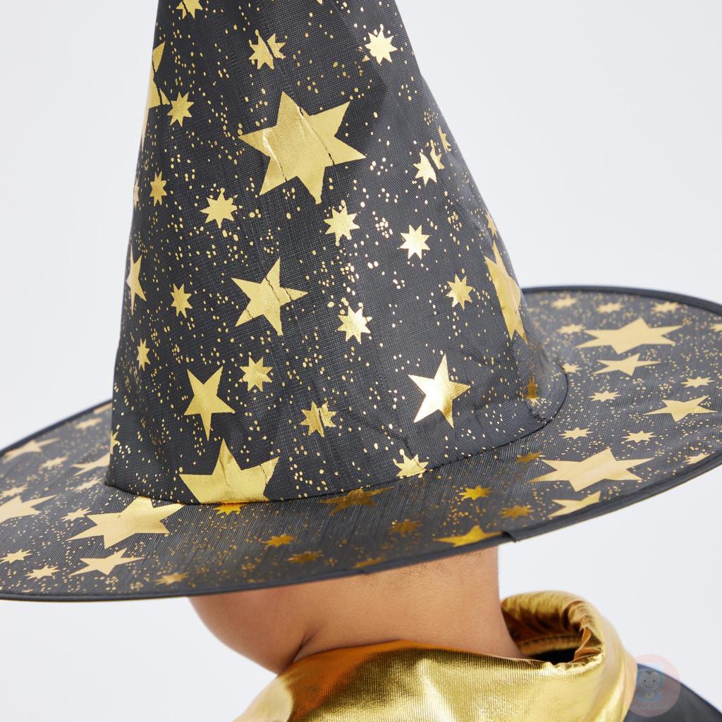 Laa6-kids halloween Áo Choàng Phù Thủy Có Mũ