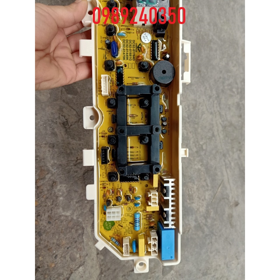 Bo mạch main máy giặt Samsung 13 phím lồng đứng, cửa trên