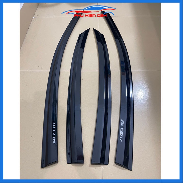 Vè mưa Accent 2018-2023 vè đen che mưa bảo vệ trang trí xe