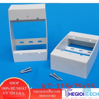 Đế nổi ck237 dùng cho mặt clipsal thương hiệu lihhan