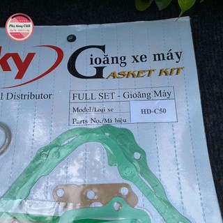 Bộ gioăng xe máy cub (50-70) hàng tốt