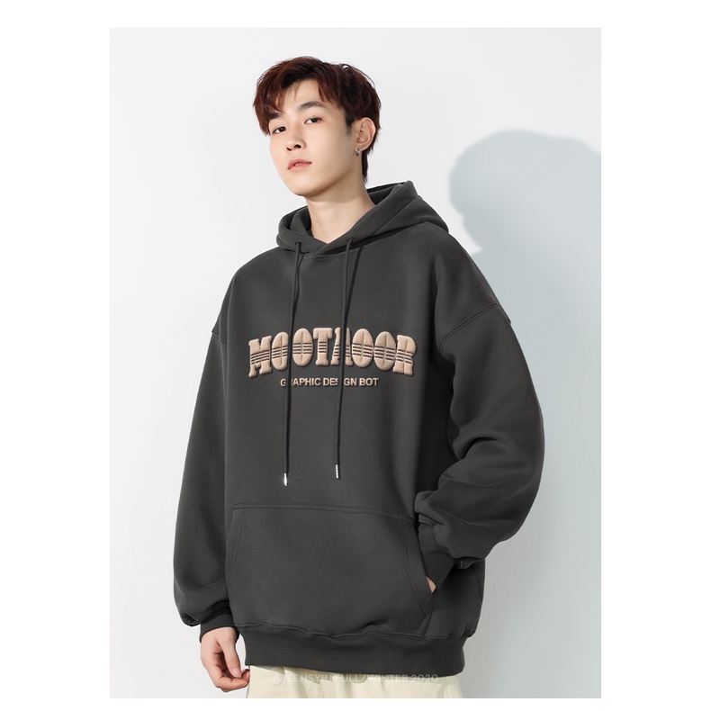Áo Hoodie Tay Dài Phong Cách Đường Phố Mỹ Thời Trang Mùa Đông Hàng Mới 2023 Dành Cho Bạn Trai