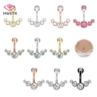 Khuyên Rốn Đính Đá zircon Mới