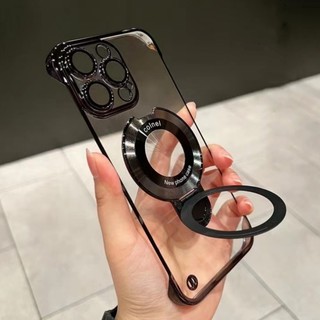 Ốp điện thoại iphone 11 12 13 14 15 pro max 14 plus bảo vệ camera case ốp lưng iphone 15 14 13 12 11 promax plus vỏ mềm cứng trong suốt có giá đỡ nam châm cho iphone 11 12 13 14 15 pro max plus