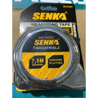Thước kéo 7.5m, số, mạ chrome senka sk-7525c