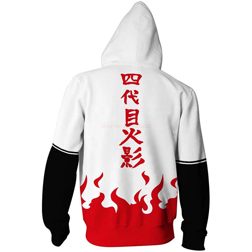 Áo Khoác hoodie Có Khóa Kéo Hóa Trang Nhân Vật anime naruto 2023