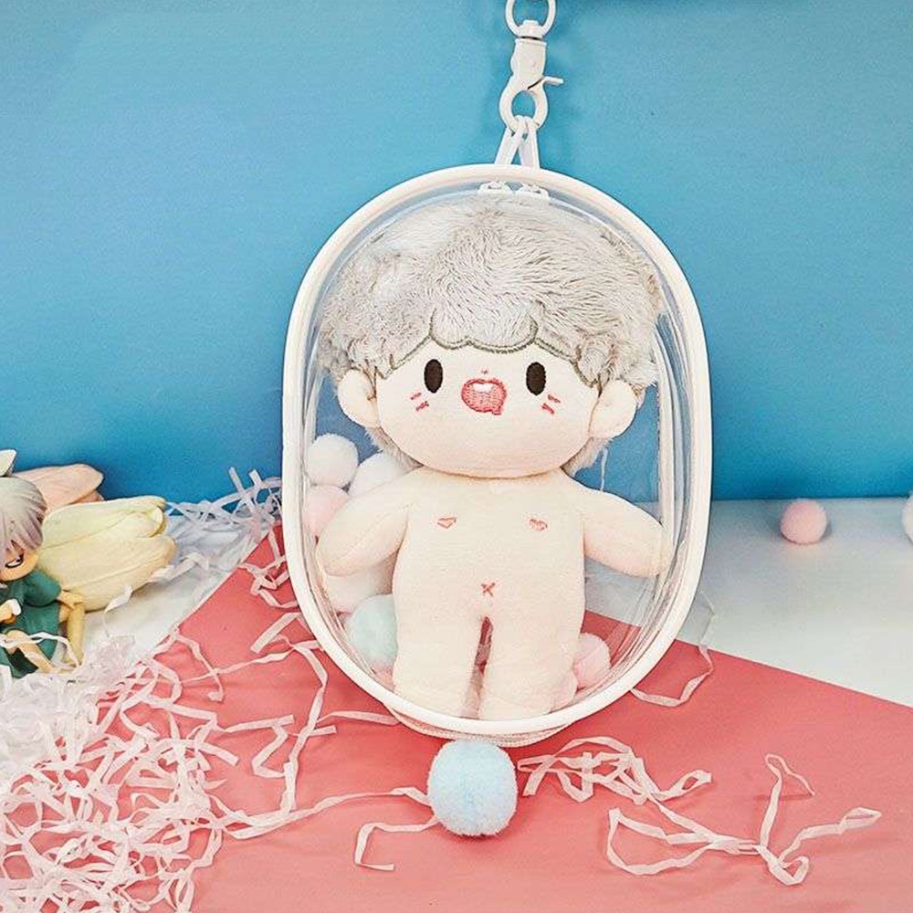 Phù Hợp Túi Đựng Chìa Khóa Trong Suốt Dày Dặn Thời Trang Cho Búp Bê 20cm