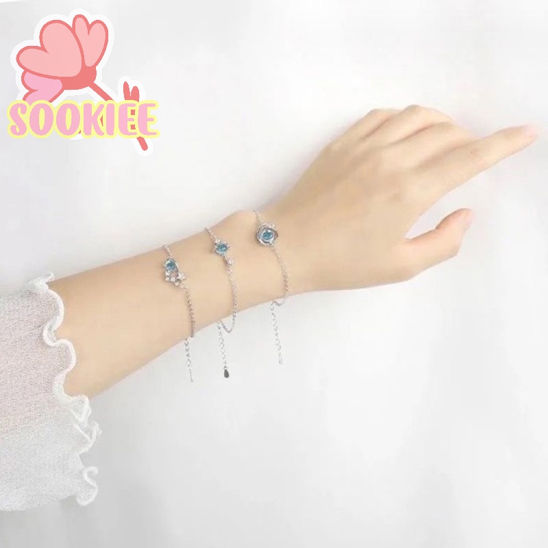 Vòng Tay Hình Hành Tinh Màu Xanh Dương  Vòng Tay Hành Tinh Màu Xanh Dương Ba Học Sinh Bạn Bè Cặp Đôi Ngôi Sao Thủ Công Làm Quà Tặng Tình Bạn