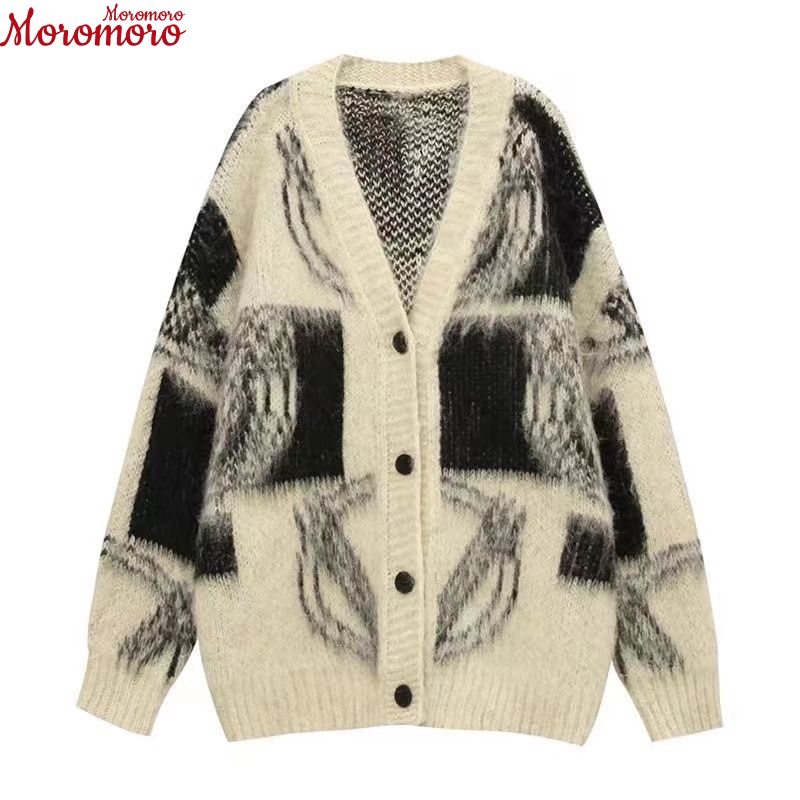Moromoro Áo Len áo khoác cardigan tráng lệ thanh lịch Fashion phong cách WXF2391EHQ38Z230919