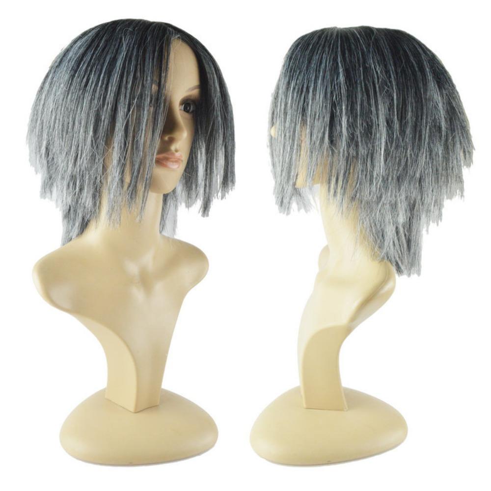 Bộ Tóc Giả Râu Giả Màu Xám Vui Nhộn Thời Trang Hóa Trang Tiệc halloween Cho Nam