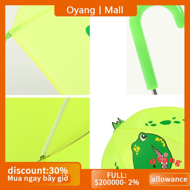 Dù Che Nắng 8 Xương Chống Trượt In Họa Tiết Hoạt Hình Dễ Thương Dành Cho Bé Trai / Bé Gái