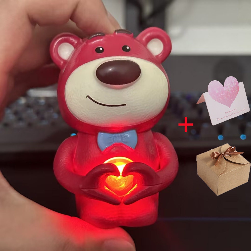 Sanrio Đồ Chơi Thả Tim Led Đồ Chơi Người Ngoài Hành Tinh Hình Trái Tim Phát Sáng