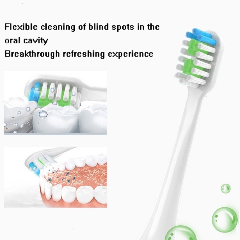 Set 4 Đầu Bàn Chải Thay Thế Cho Bàn Chải Đánh Răng Điện soocas v1 / x1 / x3 / x5 / x3u / x3pro / v1 / v2 sonic