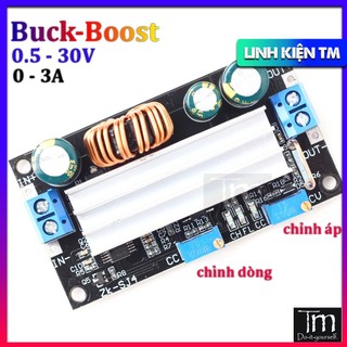 Mạch Nguồn Tăng Giảm Áp Buck Boost 3A Có Chỉnh Dòng Ra (Zk-SJ4)